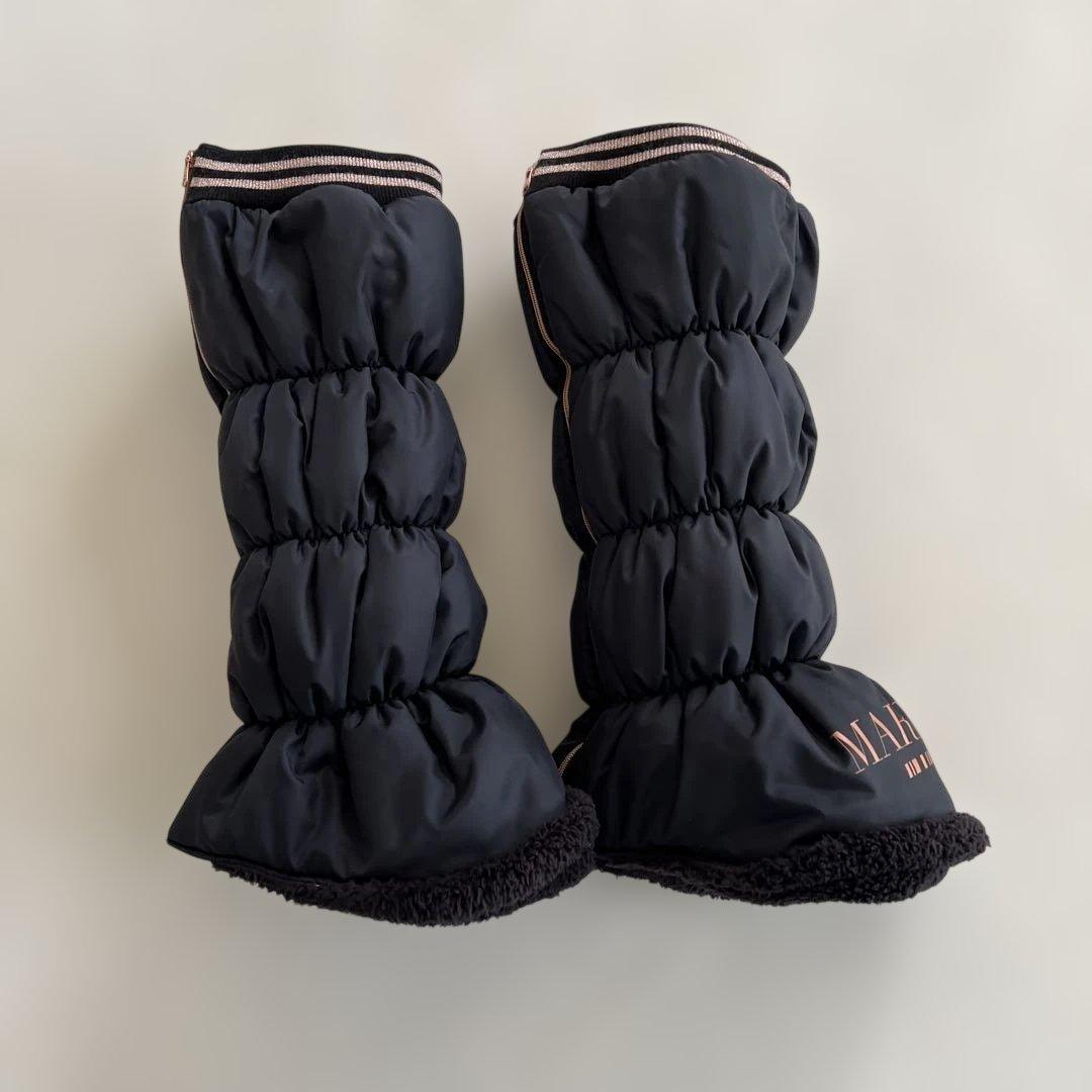 マーク&ロナ　コード　レッグウォーマー　ブラック