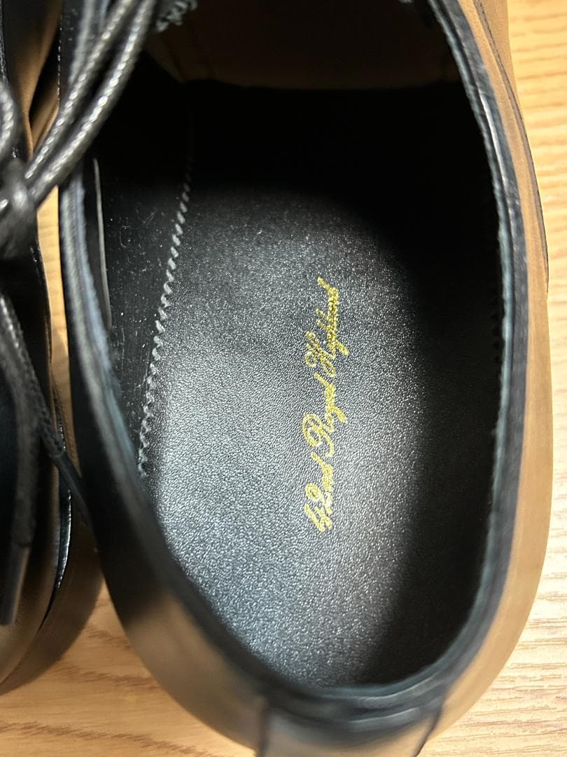 42NDHIGHLAND メンズ ストレートチップ　ブラック