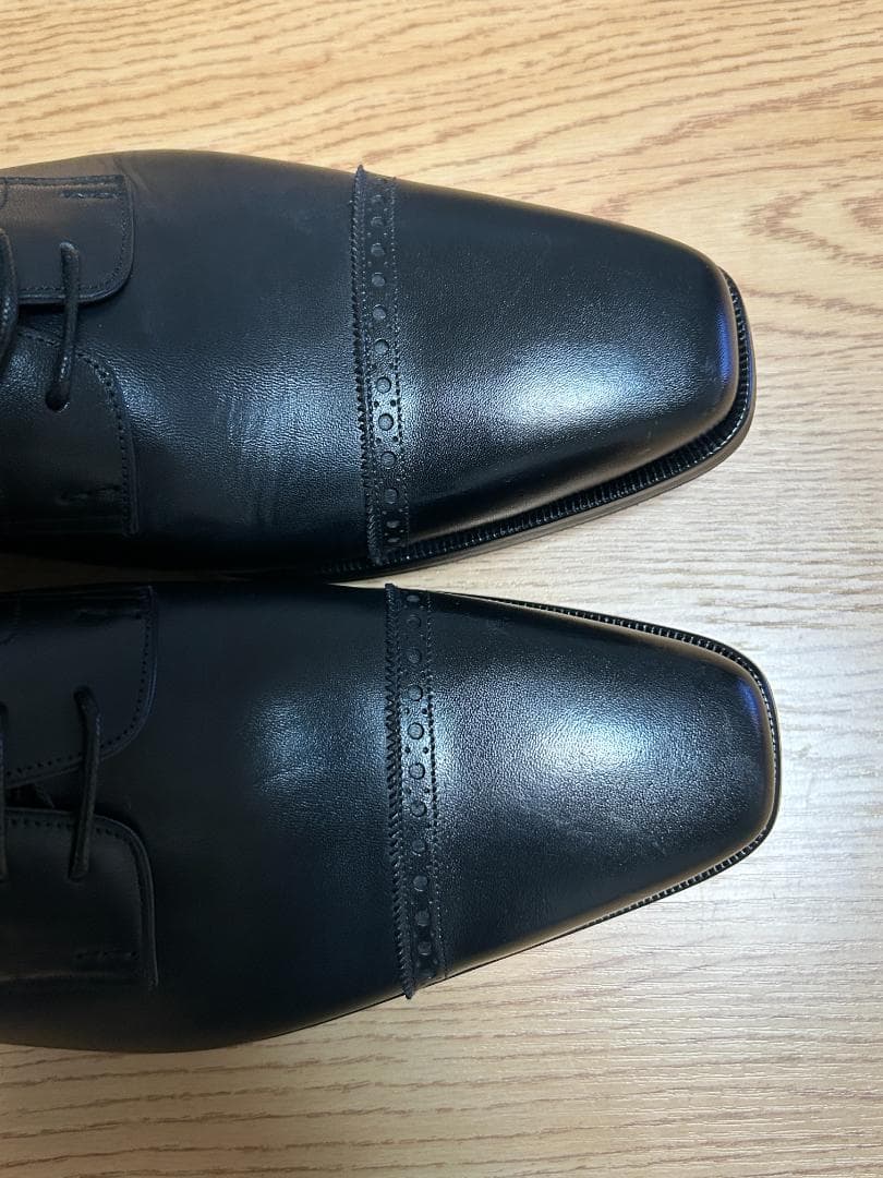 42NDHIGHLAND メンズ ストレートチップ　ブラック