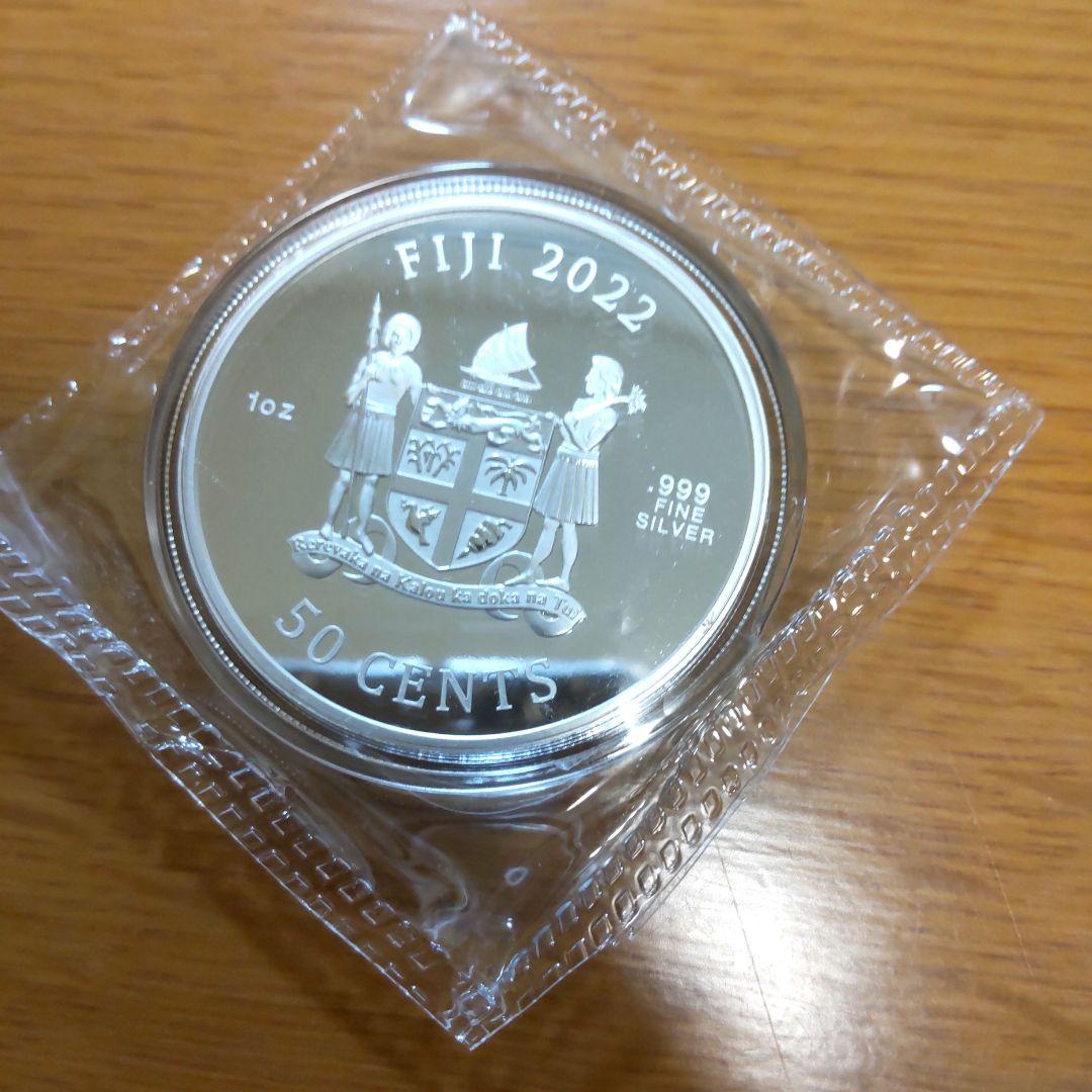 カラー銀貨 DOGS ※純銀、カプセル付きゴールデンレトリバー☆