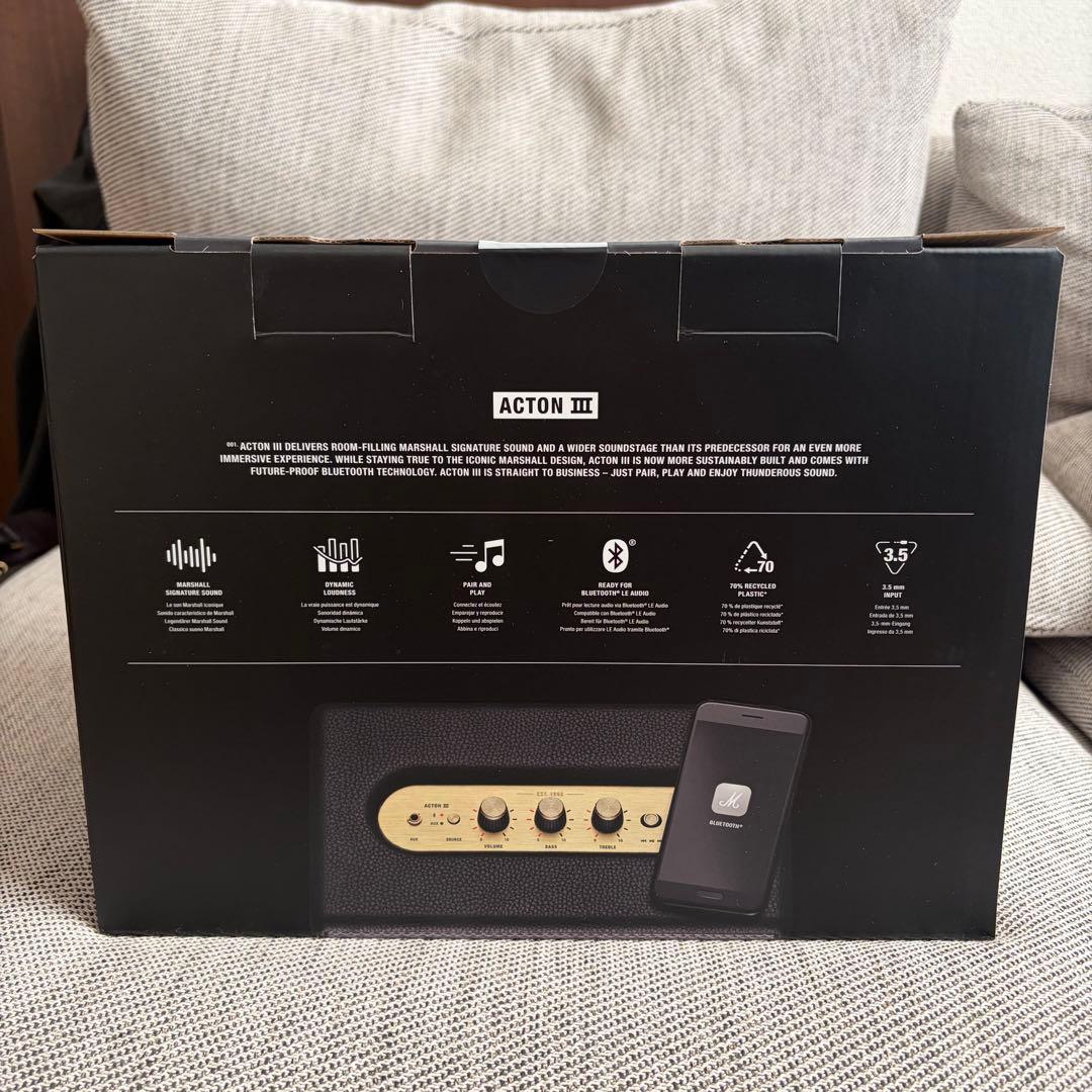 未開封品 Marshall ワイヤレススピーカー Acton III