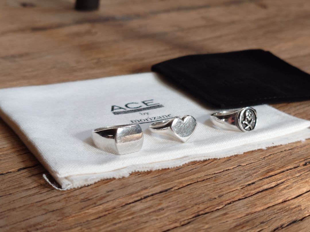 ACE by monizane ＋a シグネットリング計3点＋バンクローバー1点