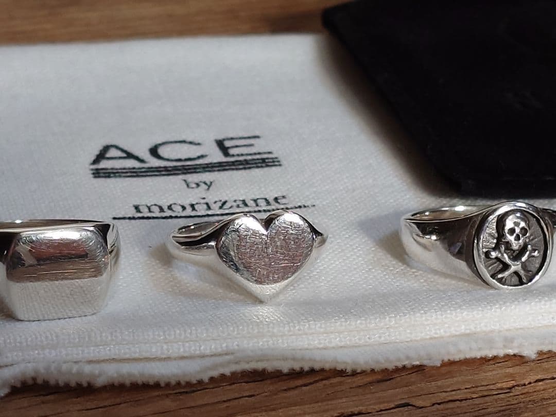 ACE by monizane ＋a シグネットリング計3点＋バンクローバー1点