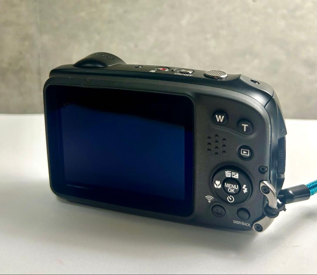 金ちゃんFUJIFILM FINEPIX XP90ブルー防水デジカメ