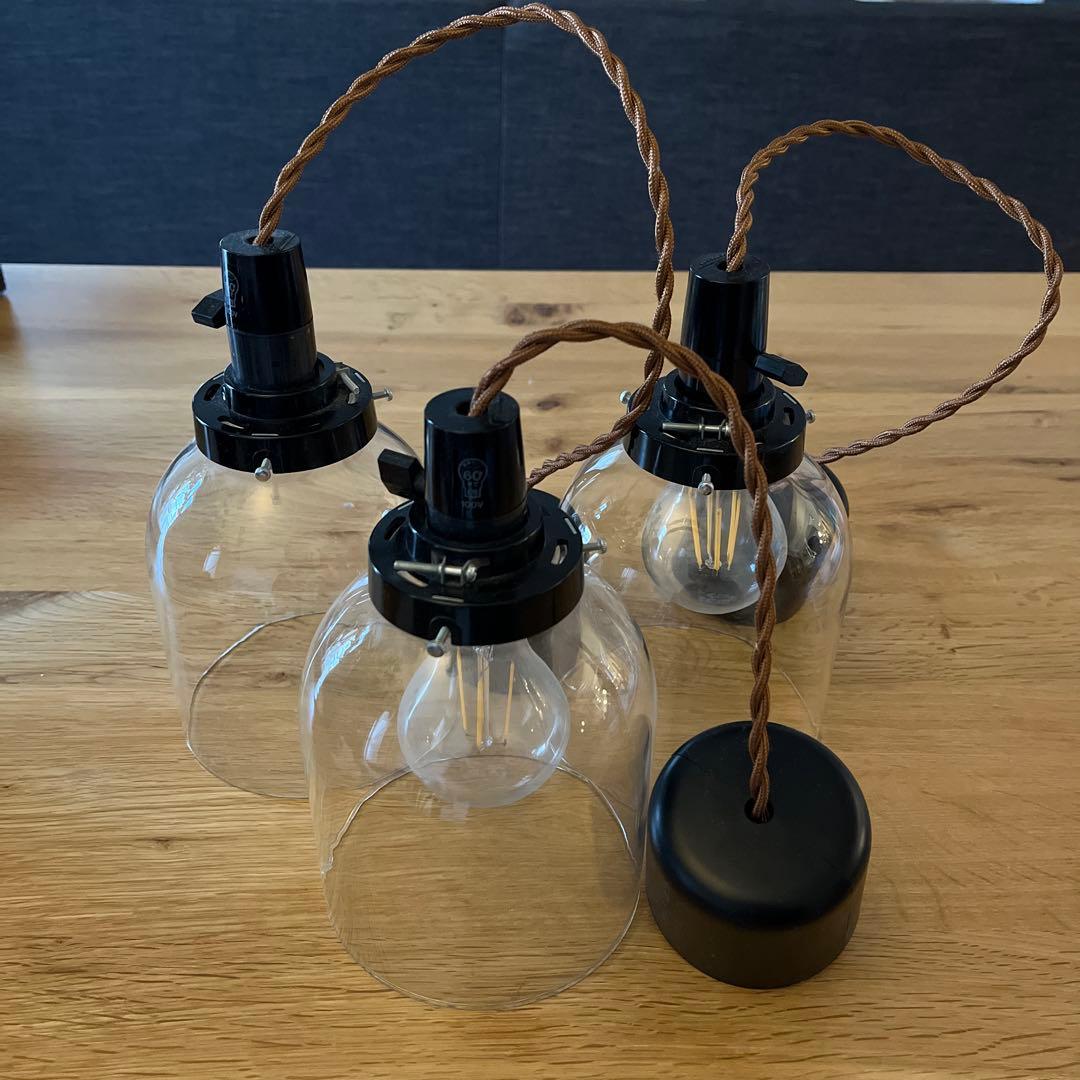 ペンダントライト3個セット ReCENOインテリア ※バラ売り可