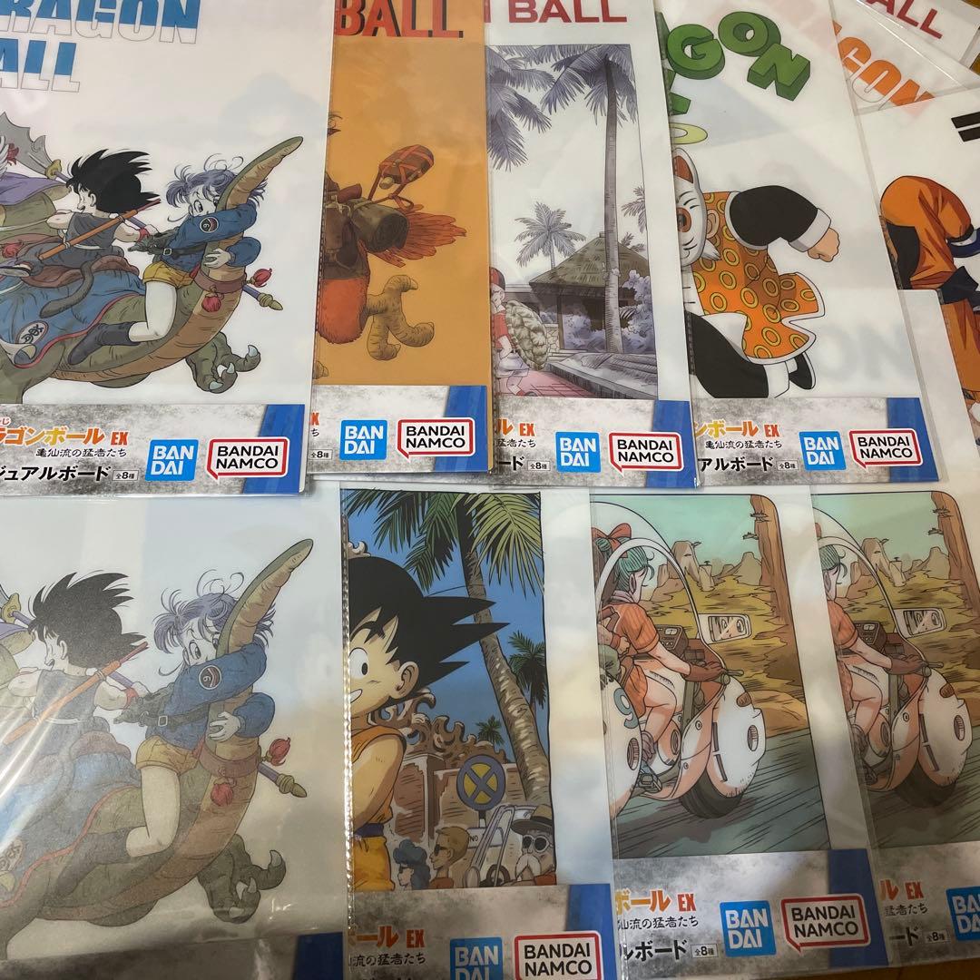 一番くじ　ドラゴンボール　クリアポスター＆ビジュアルボード　ファイル　ステッカー