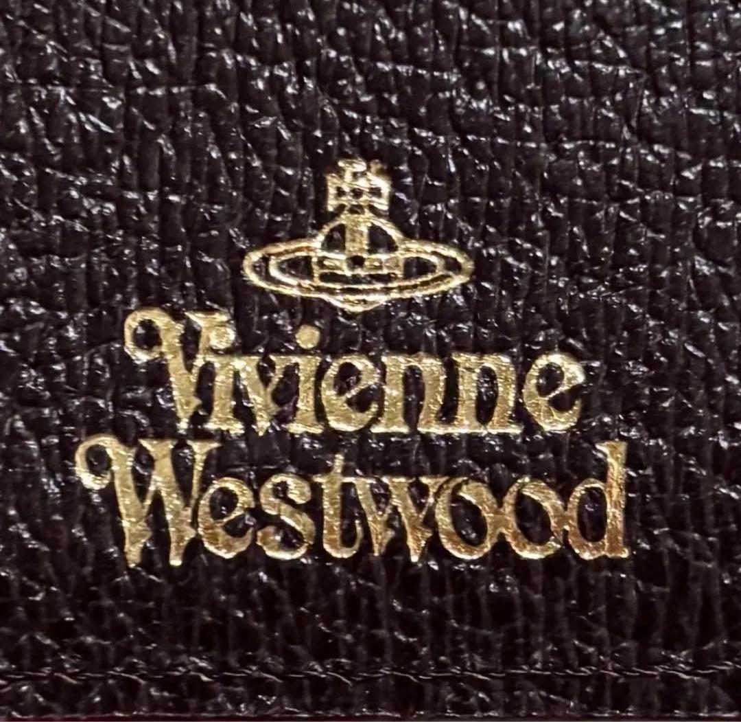【美品】ヴィヴィアンウエストウッド 財布 3つ折財布　オーブ ブラウン レザー