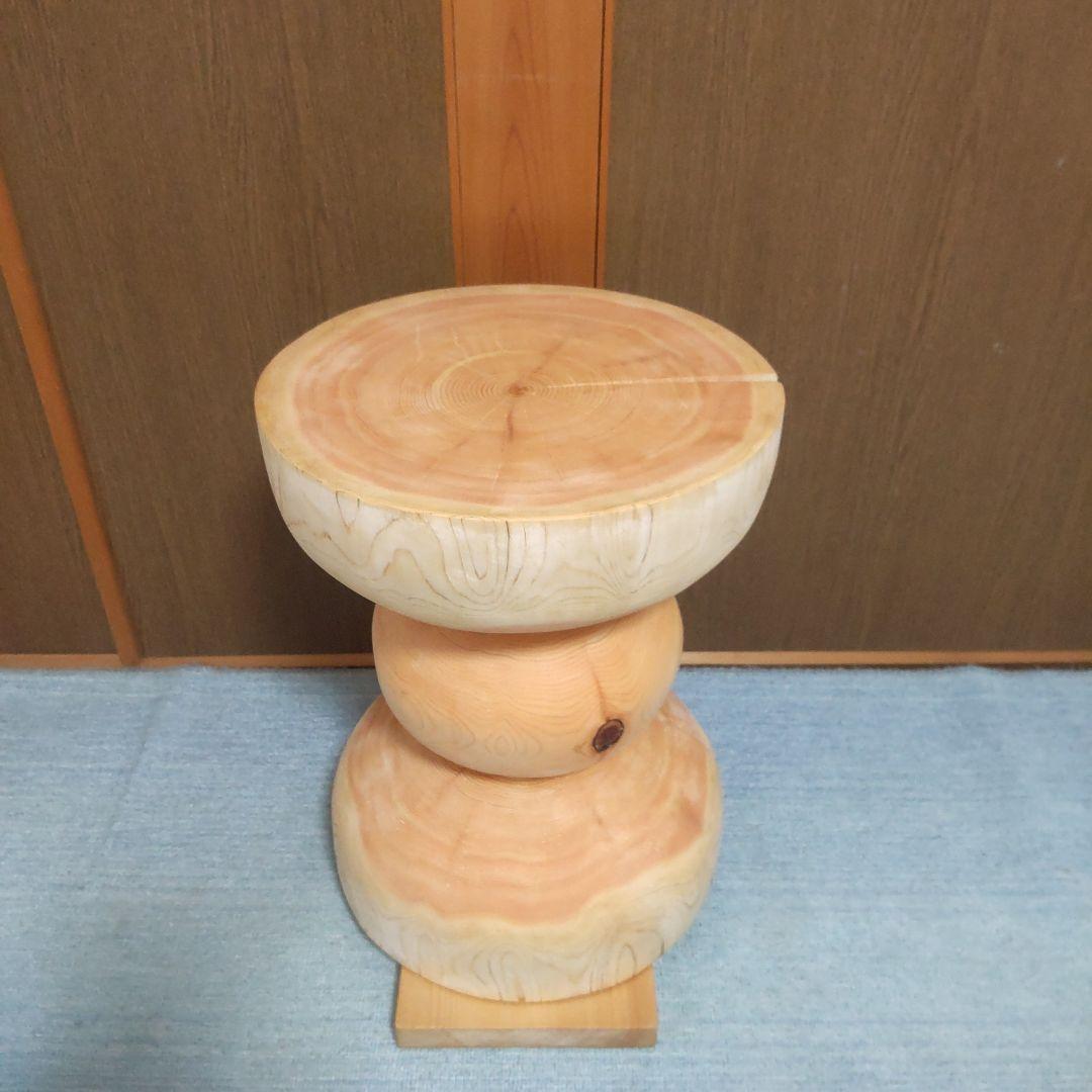yanaさん専用檜丸太椅子 スツール