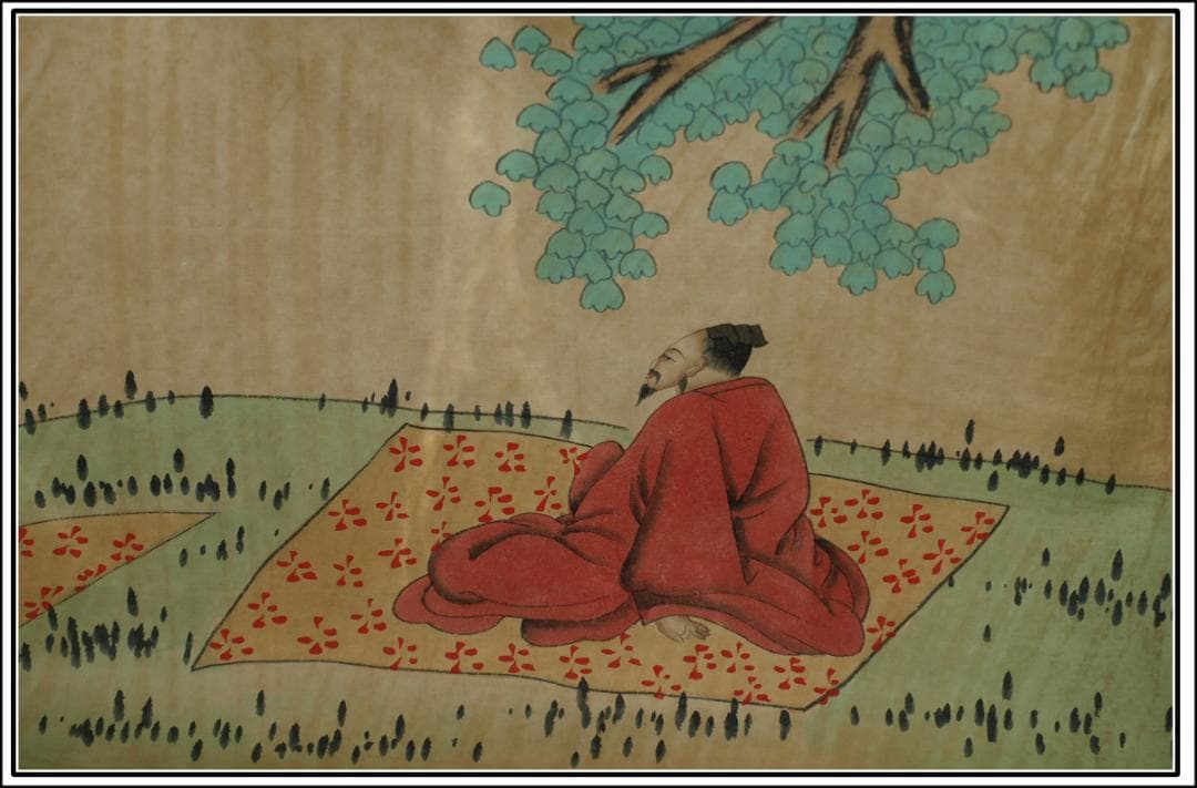 中国清時代の人物図　肉筆絵　激安骨董品 古美術 BD089A2-3