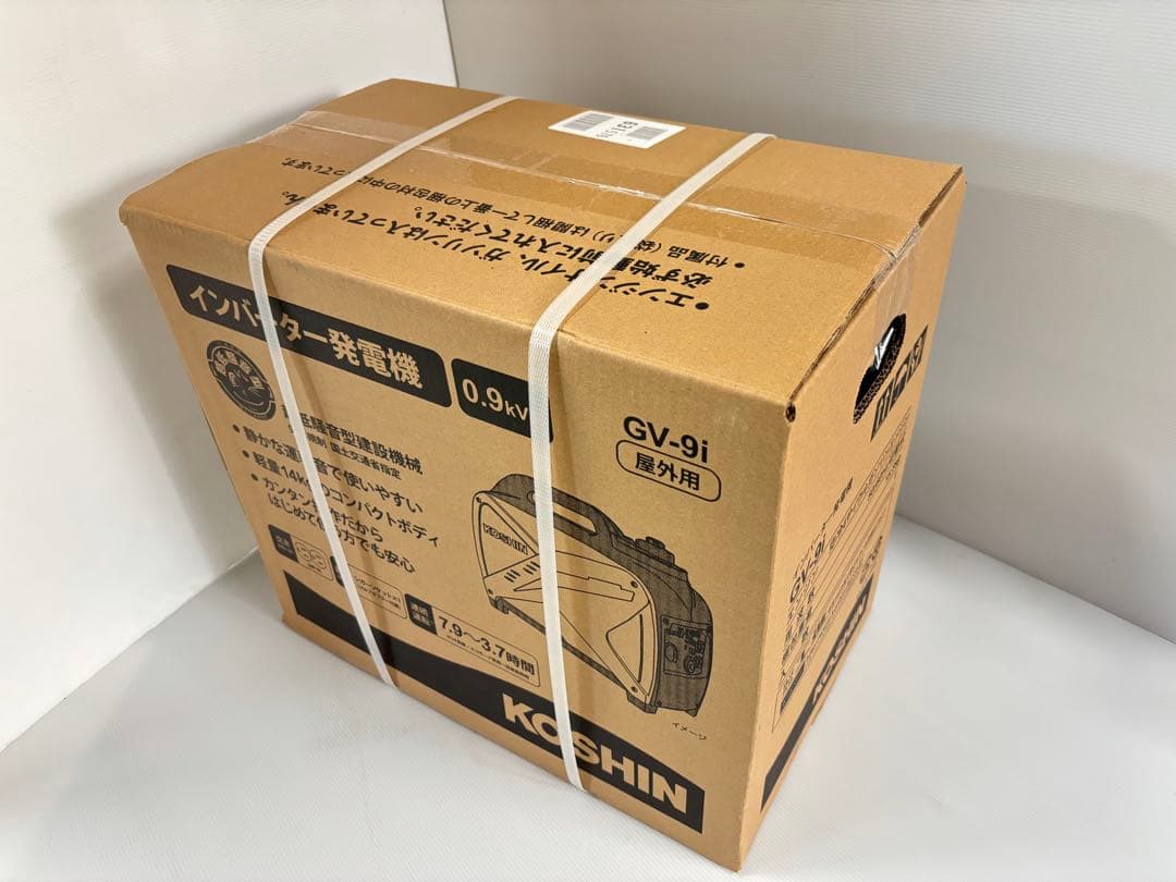 新品未開封/KOSHIN GV-9i インバーター発電機/化粧箱入り