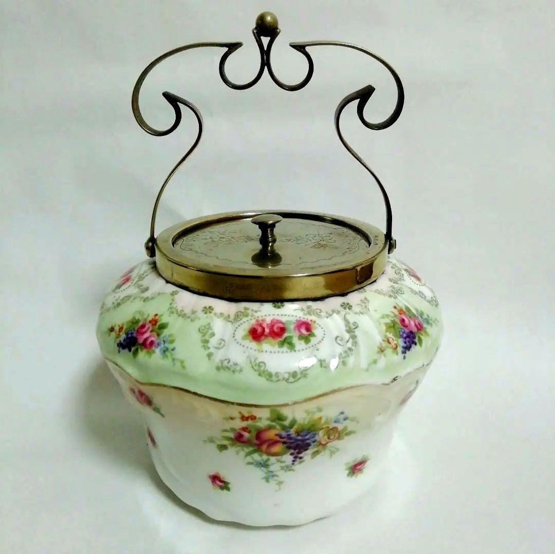 ロイヤルドルトン　陶器製　クッキージャー　クッキーバレル