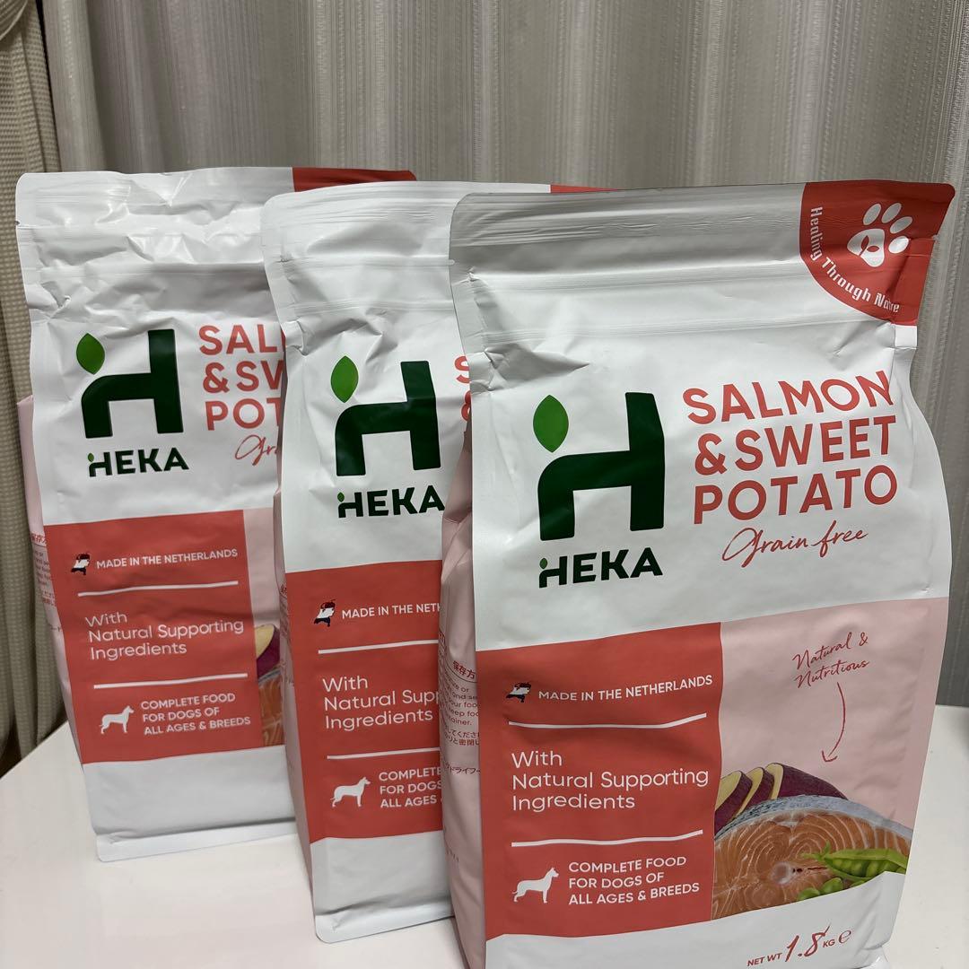 HEKA ドッグフード サーモン＆スイートポテト 1.8kg×3袋(5.4kg)