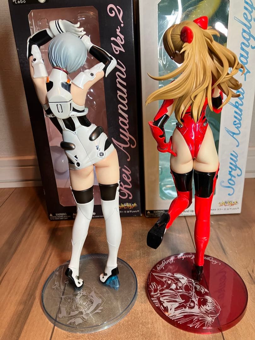 エヴァンゲリオン　綾波レイ　惣流　アスカ　ラングレー　山下しゅんや　フィギュア