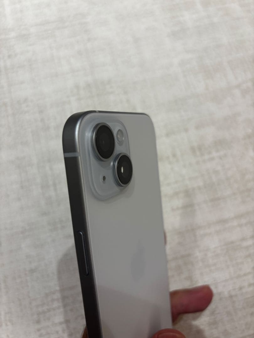 iPhone15 128GB ブルー SIMフリー 箱付 超美品 おまけつき