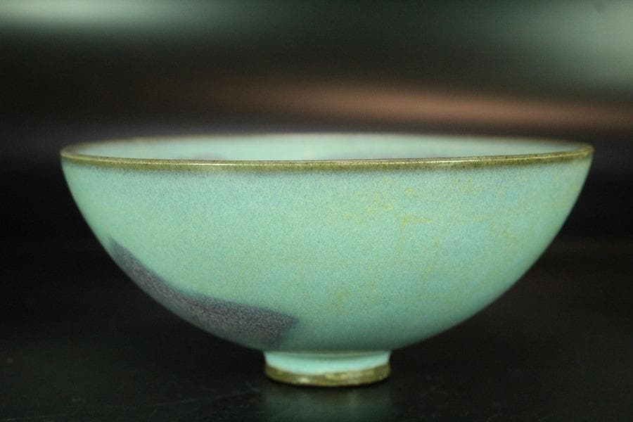 中国美術 鈞窯 碗 φ13cm(K-YC360)