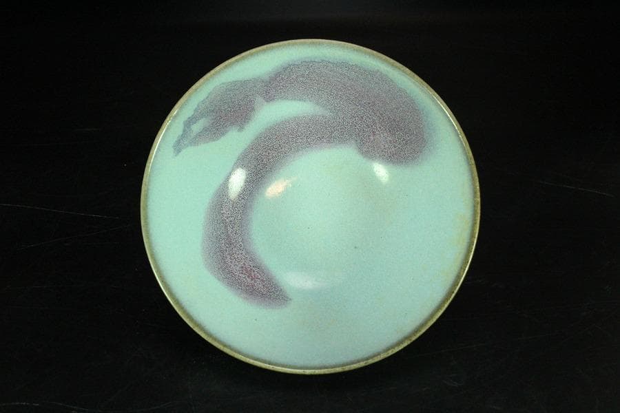 中国美術 鈞窯 碗 φ13cm(K-YC360)