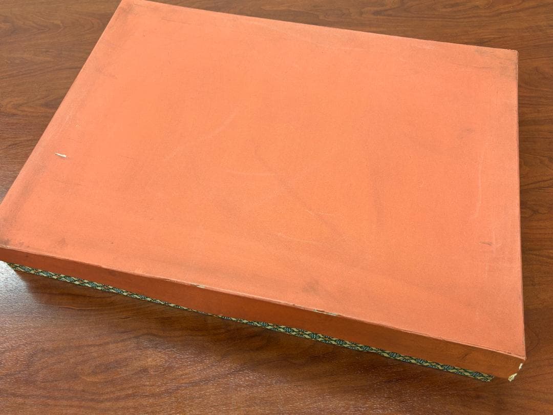 牡丹【一点物】京焼 清水焼 陶あん 色絵付け 飾り皿 約40cm×54cm 大皿