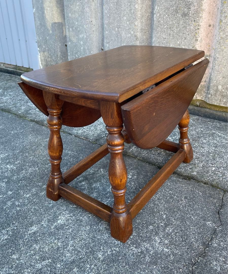 稀少/アンティーク/英国製/バタフライテーブル/ローテーブル /サイドテーブル