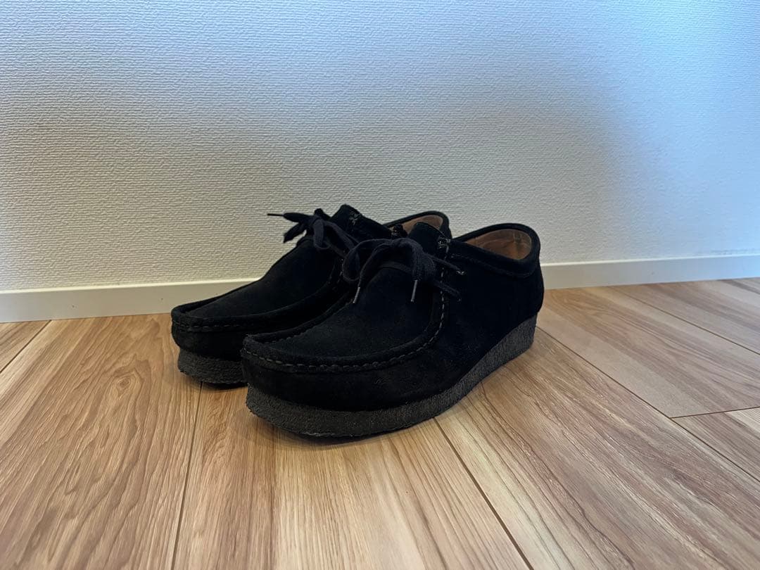 ロイドフットウェア　黒 スエード モカシン シューズ