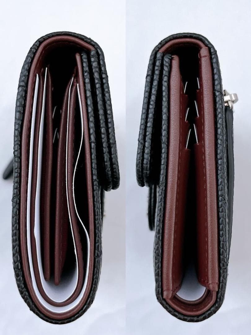 【くらら】新品 シャネル 三つ折り財布 クラシックスモールウォレット