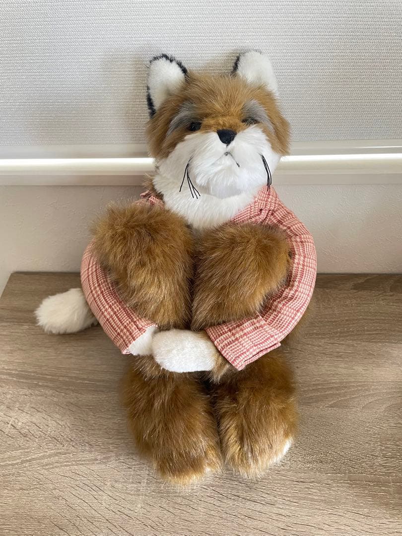 足長キツネ　ドアストッパーぬいぐるみ