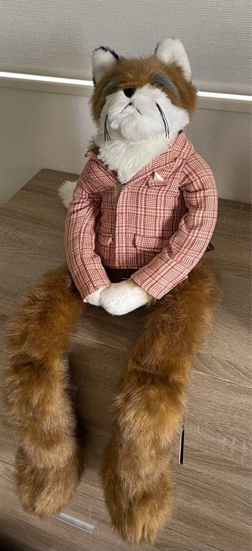 足長キツネ　ドアストッパーぬいぐるみ