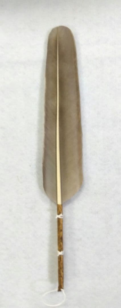 茶道具 羽箒 袖玄鶴 そでくろづる 左羽 炉用 新品 玄鶴 炭手前 炭道具