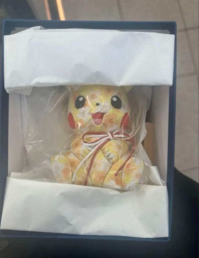 江戸木目込み人形 ピカチュウ　ポケモン ポケットモンスター ピカチュウ真多呂人形