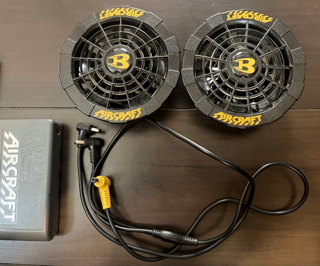 f*m様 AIRCRAFT ファンセット 充電器 バッテリー付き12V