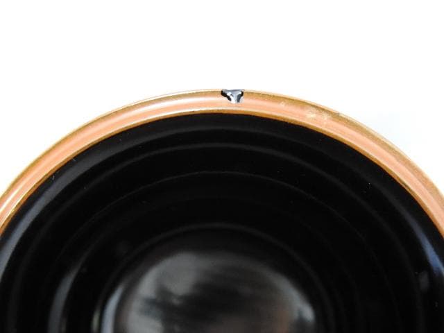 蒔絵瓢箪形　フタ物　大小一対　Ｍ1044