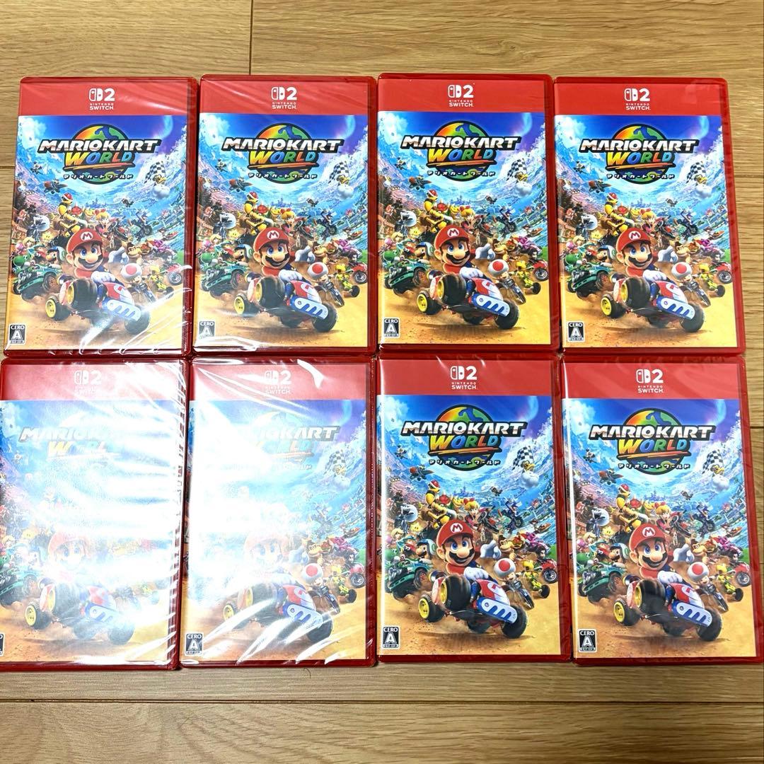 【新品】MARIOKART WORLD マリオカートワールド　8本セット