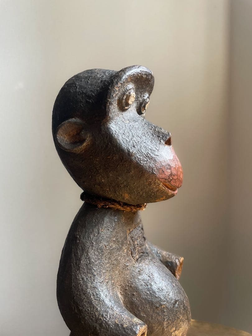 カメルーン ブル族 儀式 猿 木彫り アンティーク