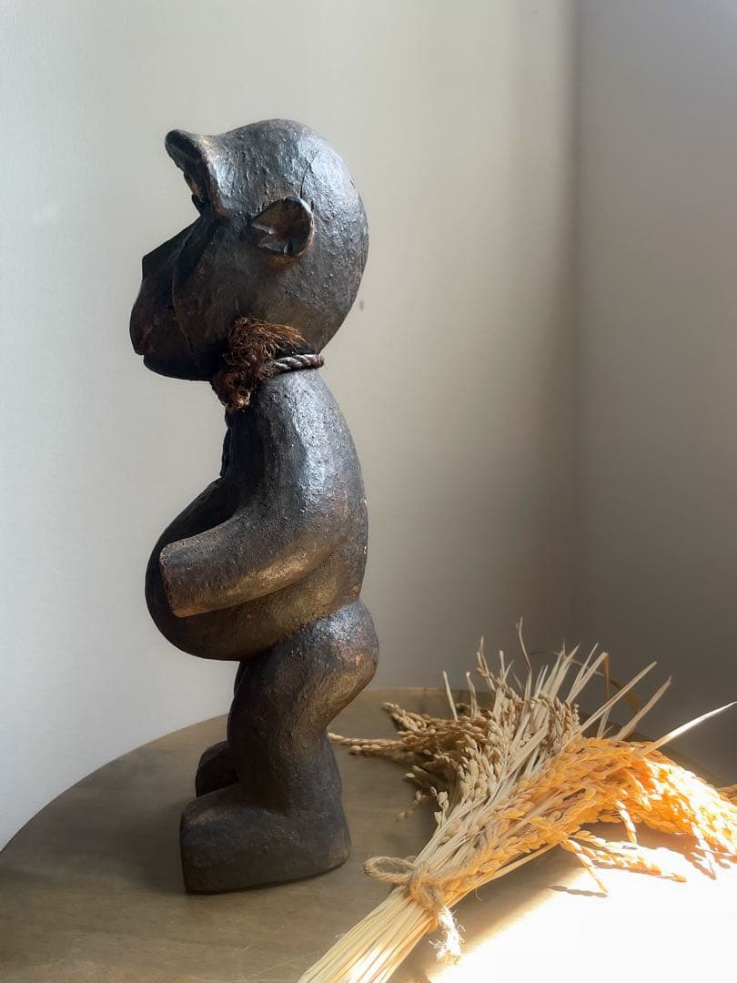 カメルーン ブル族 儀式 猿 木彫り アンティーク