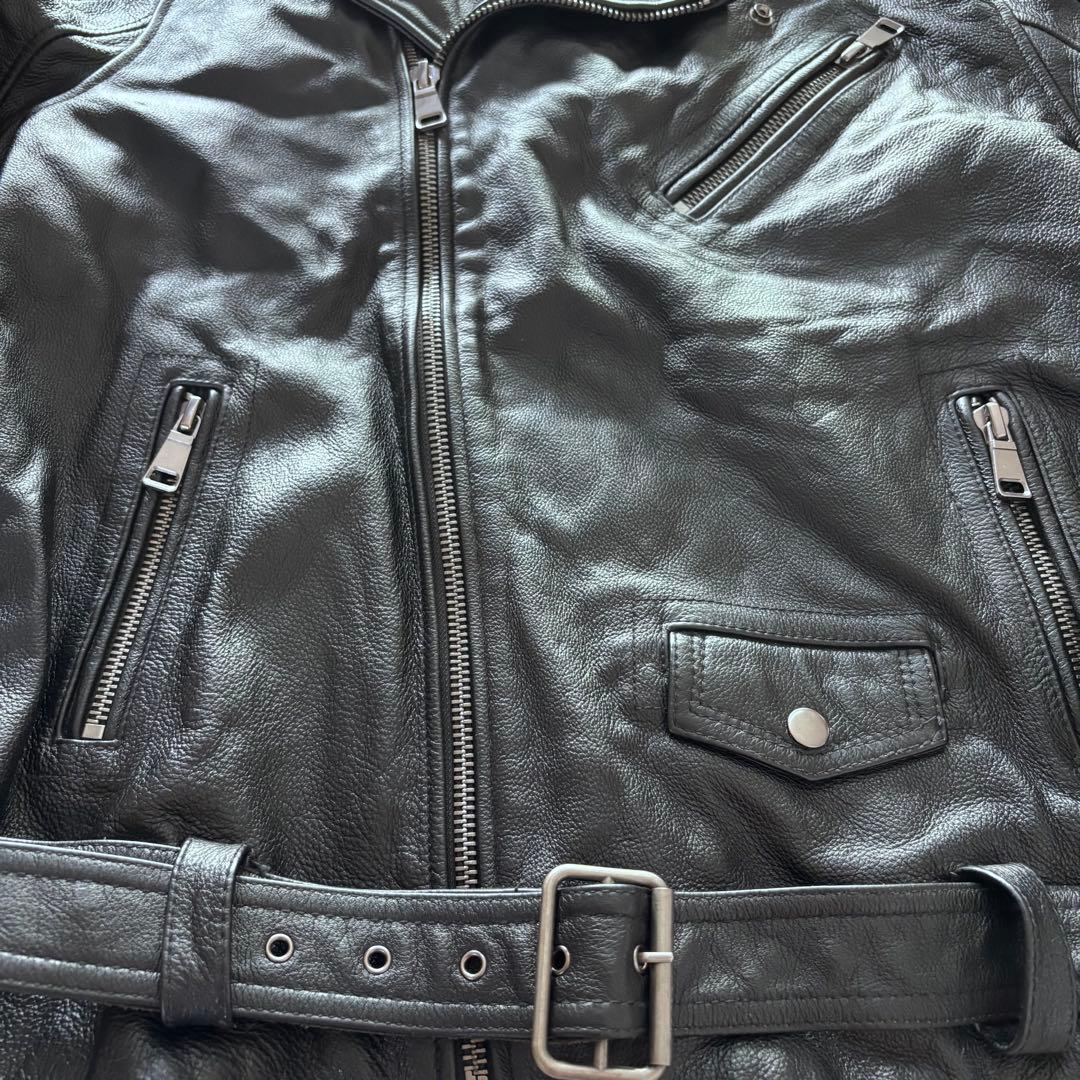 美品✨4XLキングサイズ URBAN BARON ダブル ライダースジャケット