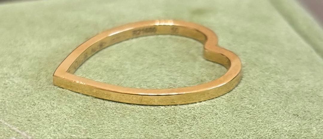 レポシ アンティフェール ハート リング 実寸10.5号