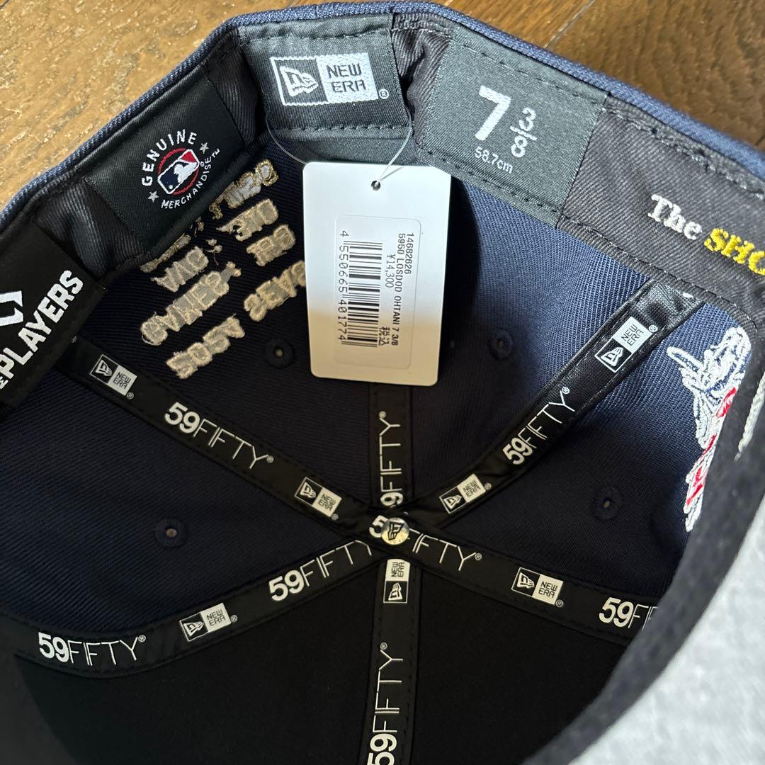 New Era 59FIFTY ネイビー大谷翔平ドジャースニューエラキャップ