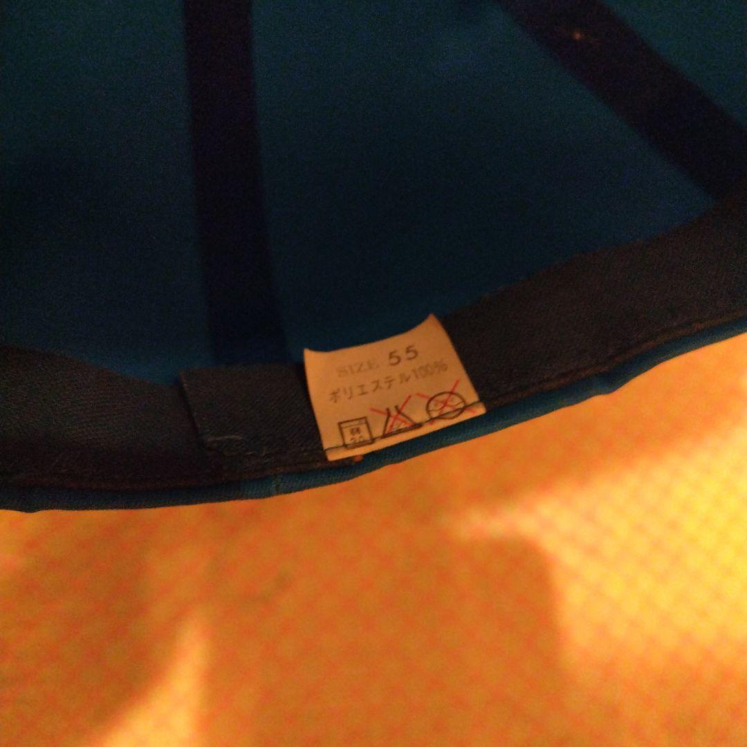 チェンジマン　デッドストック　帽子　青　ピンバッジ　色メガネ付き　昭和レトロ新品