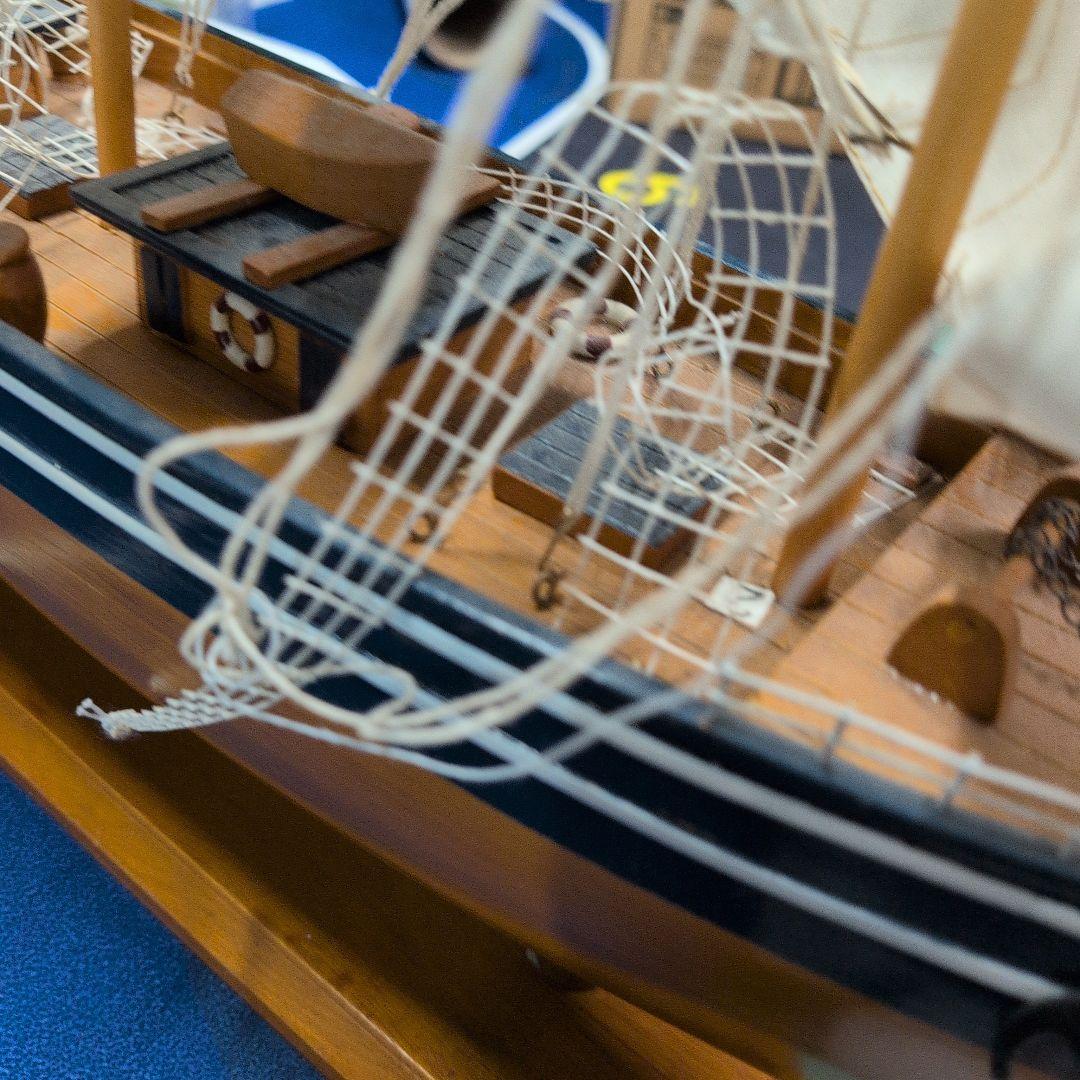 木製帆船模型 CUTTY SARK スタンド付き