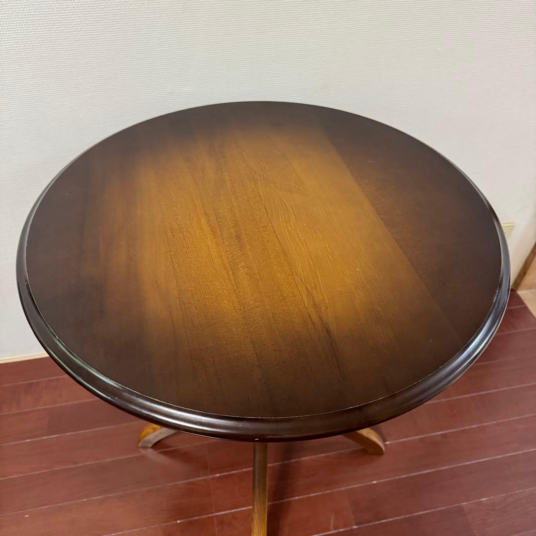 飛騨産業　キツツキ　コーヒーテーブル　円卓　ラウンドテーブル