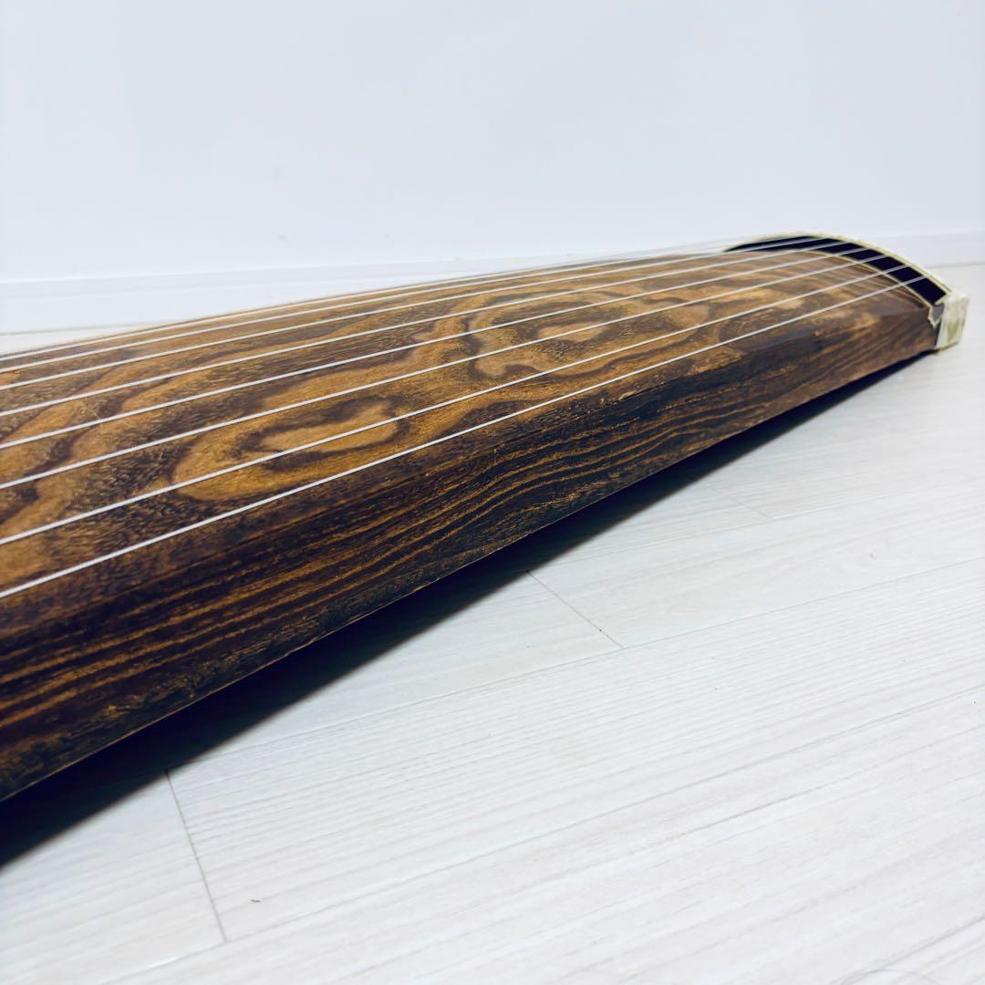 箏　13弦　すだれ彫り　和楽器　並甲 金蒔絵　上角