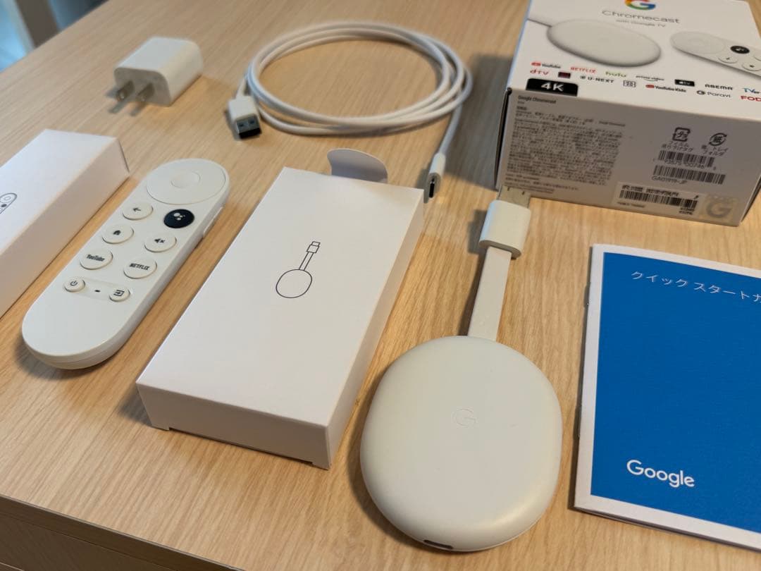 Chromecast with Google TV ★4Kモデル★ホワイト