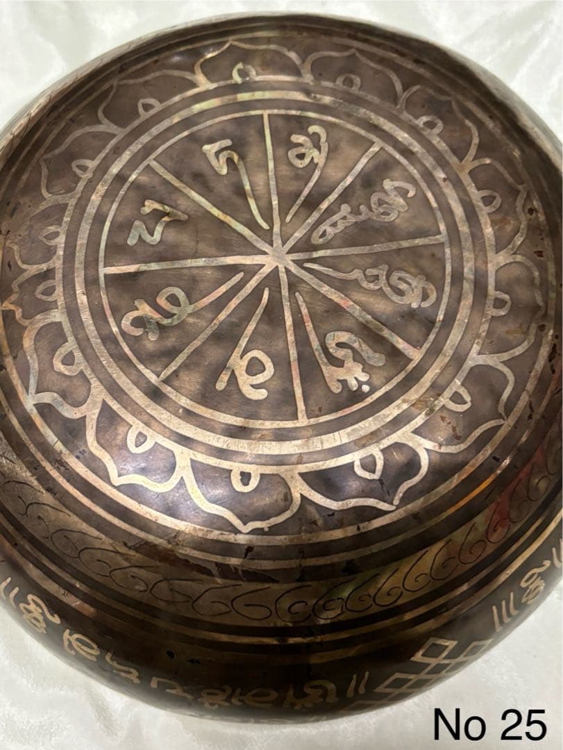 2025 金属製ボウル シンギングボウル No 25 25cm 1.85kg