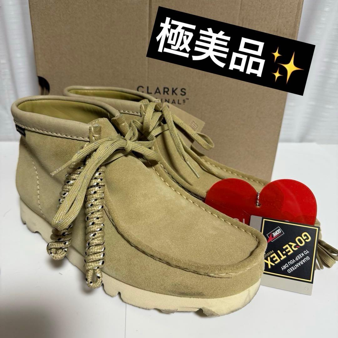 ⭐️極美品⭐️クラークス　Wallabee　GORE-TEX　モカシンシューズ