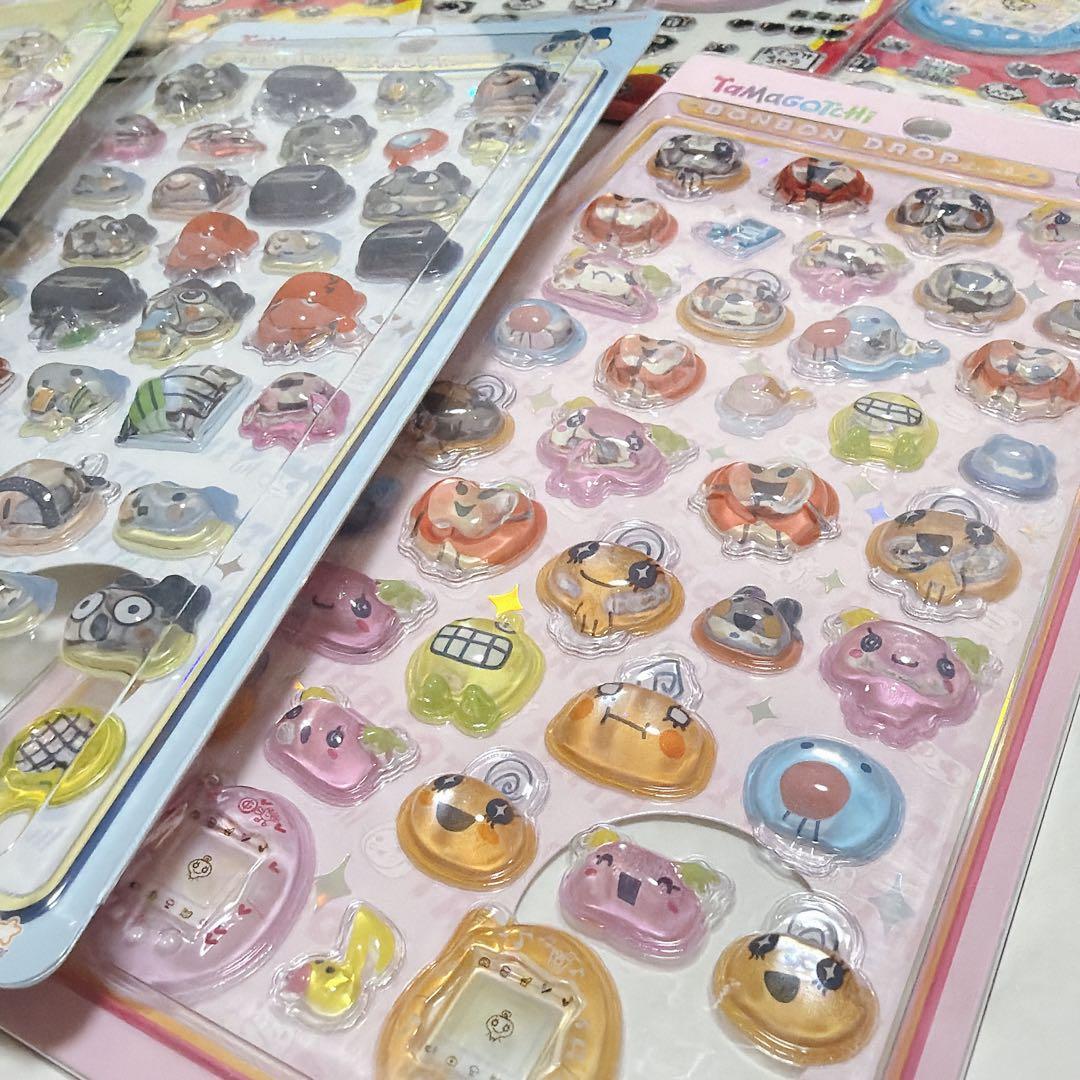 【正規品】たまごっちボンボンドロップ　キラキラシール2 たまごっち12枚セット