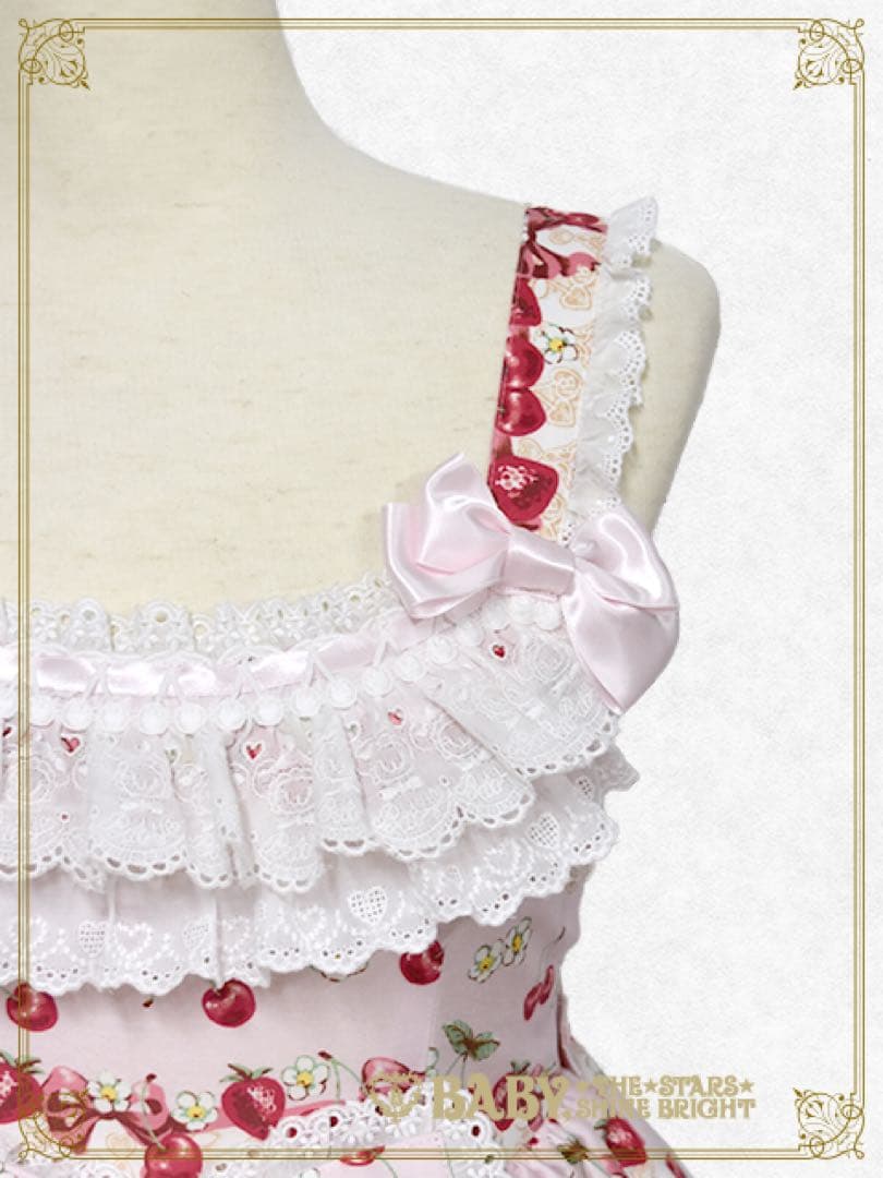 くみゃちゃんのCherry♡Strawberry ジャンパースカートII
