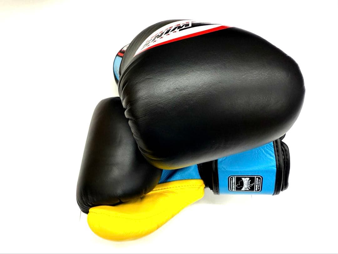 新品　TWINS グローブ 8oz 黒水黄　本革製　ツインズ　全国送料込