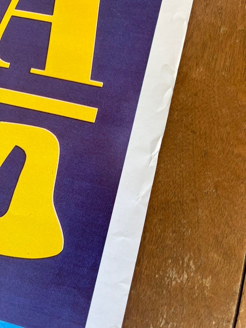 vtg90s Nirvana Never Mind UK販促用ポスター