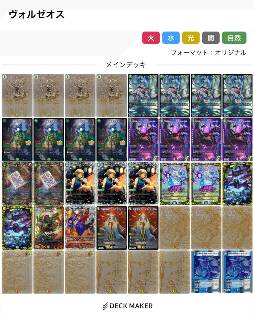 Volzeos-Balamord デッキ　高レアリティ　高レート