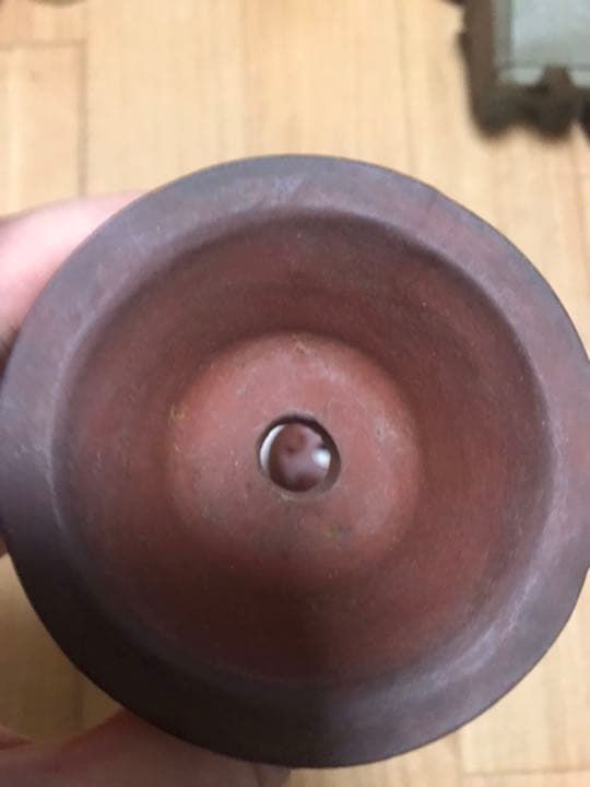 盆栽鉢紫砂朱泥4個中国宜興雷紋正方角切り鉢、文山絵付豆鉢2個落款無雲足陣笠鉢