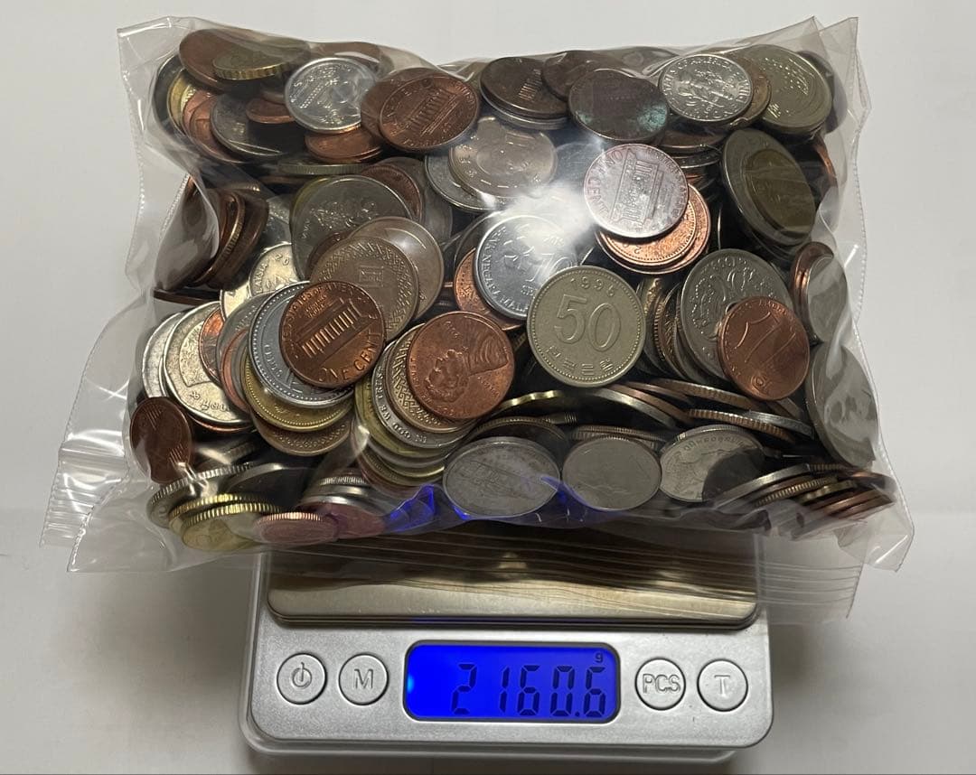 古銭　外国の硬貨　世界の　大量　4100g以上　詳細は分かりません